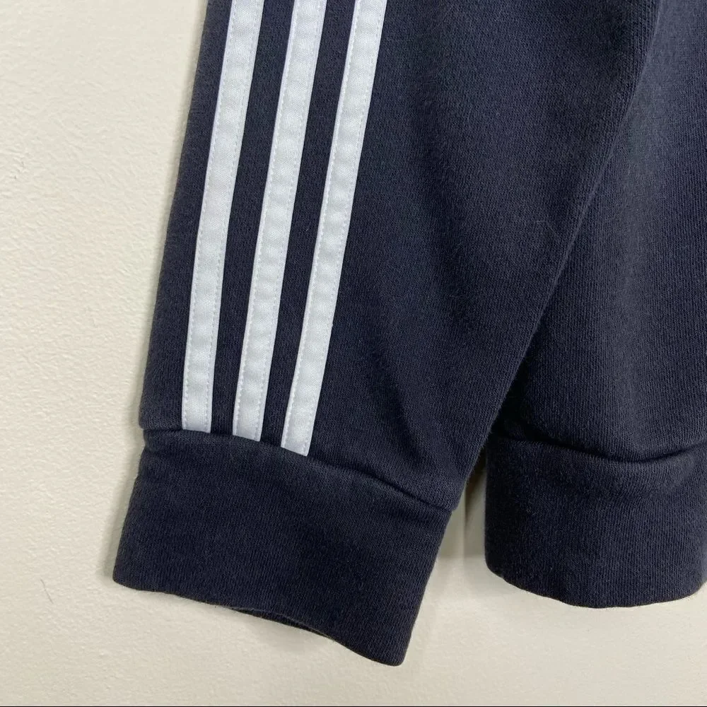 Adidas Men’s Essentials 3-Stripes Pullover Hoodie Size Small